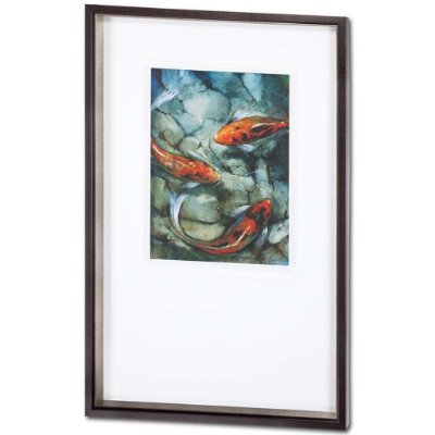 6364 - Tres Koi II by O'Toole, Tim a Framed Art Print Matted under Glass