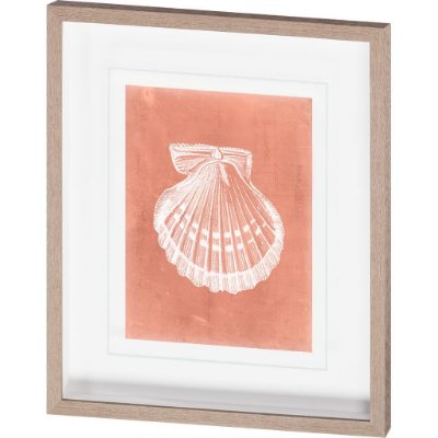 10110 - Sealife on Coral VII by Vision Studio Hand Embellished Textured Framed Art Print Matted under Glass