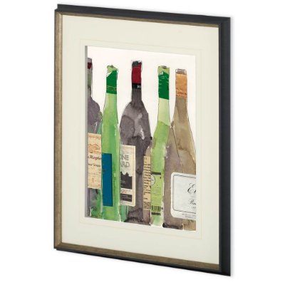 10457 - Dinner Party I by Samuel Dixon a Hand Embellished Textured Framed Art Print Matted under Glass