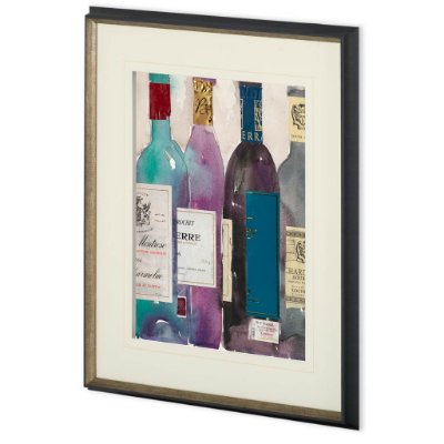 10458 - Dinner Party II by Samuel Dixon a Hand Embellished Textured Framed Art Print Matted under Glass