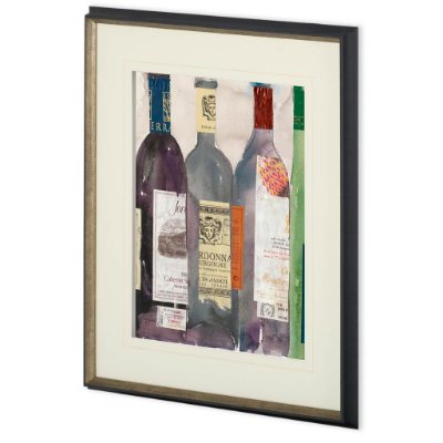 10459 - Dinner Party III by Samuel Dixon a Hand Embellished Textured Framed Art Print Matted under Glass