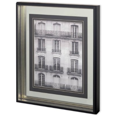 10717 - Across the Street I by Laura Marshall a Framed Art Print Matted under Glass