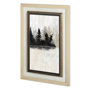 10740 - Pine Island II by Naomi McCavitt a Hand Embellished Textured Framed Art Print Matted under Glass