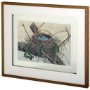 10778 - Custom Nesting II (MC) by John Butler Hand Embellished Textured Framed Art Print Matted under Glass