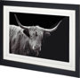 10855 - Highland Courage - Framed Art Photograph Matted under Glass