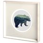 10895 - Spirit Bear by Taylor, Evangeline a Framed Art Print Matted under Glass