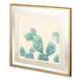 10915 - Cactus Maze II by PanPan a Framed Art Print Matted under Glass
