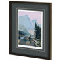 10997 - Distant Blue by PanPan a Framed Art Print Matted under Glass