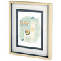 11034 - Llama Squad II by June Erica Vess a Framed Art Print Matted under Glass