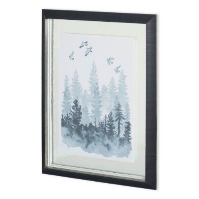 11134 - Sierra Vista I by Naomi McCavitt a Hand Embellished Textured Framed Art Print Matted under Glass