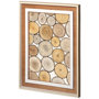 11175 - Tree Ring Study I by Mercana Studio a Framed Art Print Matted under Glass