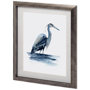 11231 - Azure Heron II by Grace Popp a Framed Art Print Matted under Glass