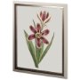 11236 - Custom Floral Gems III by Ferdos Maleki Hand Embellished Textured Framed Art Print Matted under Glas