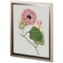 11237 - Custom Floral Gems IV by Ferdos Maleki Hand Embellished Textured Framed Art Print Matted under Glass