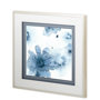 11272 - Custom Aquatic Indigo II by June Erica Vess Hand Embellished Framed Art Print Matted under Glass