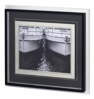 11491 - Side By Side MAT-0261 by Aaron Matheson Hand Embellished Textured Framed Photo Art Print Matted unde