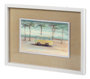 11581 - Summer Day I by Mercana Studio a Hand Embellished Textured Framed Art Print Matted under Glass