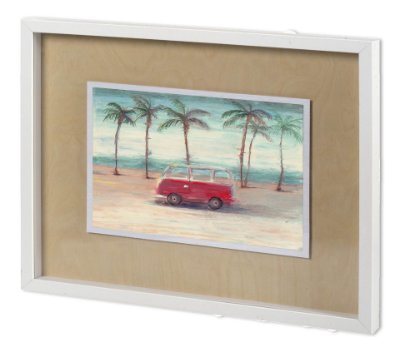 11582 - Summer Day II by Mercana Studio a Hand Embellished Textured Framed Art Print Matted under Glass