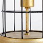 65378 - Carkner I (38"H) Gun-Metal Grey Cylindrical Metal Cage Table Lamp