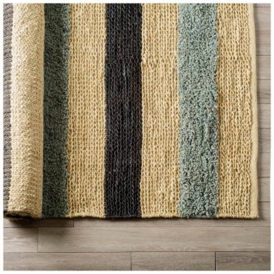 70008 - Dolman 8 x 10 Multi-Colored Jute Hand Woven Rug 