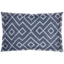 67350 - Boswell II 13x21 Blue Diamond Patterned Pillow Cover 