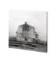 100723-S - Barn House in Wind II by Mercana Studio a Hand Embellished Textured Canvas