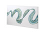 100829-S - Ribbon Stream I by Grace Popp a Hand Embellished Textured Canvas