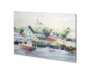 100879-S - Home Port I by Mercana Studio a Hand Embellished Textured Canvas