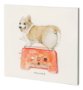 100875-L - Corgi's Backery II by Mercana Studio a Hand Embellished Textured Canvas