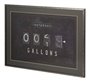 11806 - Gas Pump - Gallons  by Rufus Coltrane Hand Embellished Textured Framed Art Photo Matted under Glass