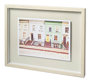 11876 - ChelseHouses All Lined Up by Keri Bevan Hand Embellished Textured Framed Photo Art Print Matted unde