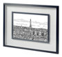 11863 - Tour of Europe II by Melissa Wang a Hand Embellished Textured Framed Art Print Matted under Glass