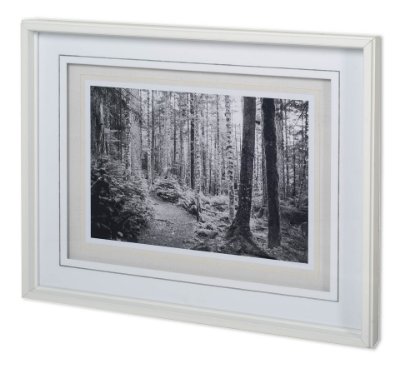 11917 - Winding Road by Aaron Matheson a Hand Embellished Textured Framed Photo Art Print Matted under Glass