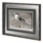 11644 - Woodland Animal Bird by Stephan Fontaine Hand Embellished Framed Art Print Matted under Glass