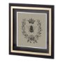 11612 - Coronation I by Mercana Studio a Hand Embellished Textured Framed Art Print Matted under Glass