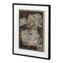 12015 - Weaved Peony II by Mercana Studio a Hand Embellished Textured Framed Art Print Matted under Glass