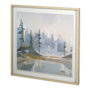 11790 - Misty Moraine by Julie Devine a Hand Embellished Textured Framed Art Print Matted under Glass