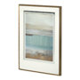 11775 - Echo Beach by Caroline Gold a Hand Embellished Textured Framed Art Print Matted under Glass