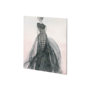 100889-S - Tulle and Drapery II by Mercana Studio a Hand Embellished Textured Canvas