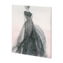 100889-L - Tulle and Drapery II by Mercana Studio a Hand Embellished Textured Canvas