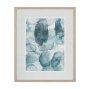 11496 - Swim II by Mercana Studio a Hand Embellished Textured Framed Art Print Matted under Glass
