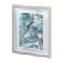11495 - Swim I by Mercana Studio a Hand Embellished Textured Framed Art Print Matted under Glass