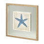 11476 - Starfish Pages by Christopher James a Hand Embellished Textured Framed Art Print Matted under Glass