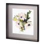 11450 - winter bouquet 1 by Megan Swartz a Hand Embellished Textured Framed Art Print Matted under Glass