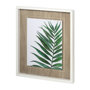 11440 - Tropical Breeze Palm 1 by Jin Jing a Framed Art Print Matted under Glass
