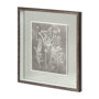 11418 - Custom Herbarium Study III by Vision Studio Hand Embellished Framed Art Print Matted under Glass
