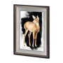 11407 - Custom Nocturnal II by Grace Popp a Hand Embellished Textured Framed Art Print Matted under Glass