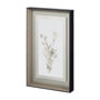11404 - Botanica Whimsy II by June Erica Vess Hand Embellished Textured Framed Art Print Matted under Glass