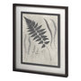 11387 - Vintage Fern Study by Mercana Studio a Hand Embellished Textured Framed Art Print Matted under Glass
