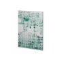 100806-S - Barred II by Grace Popp a Hand Embellished Textured Canvas